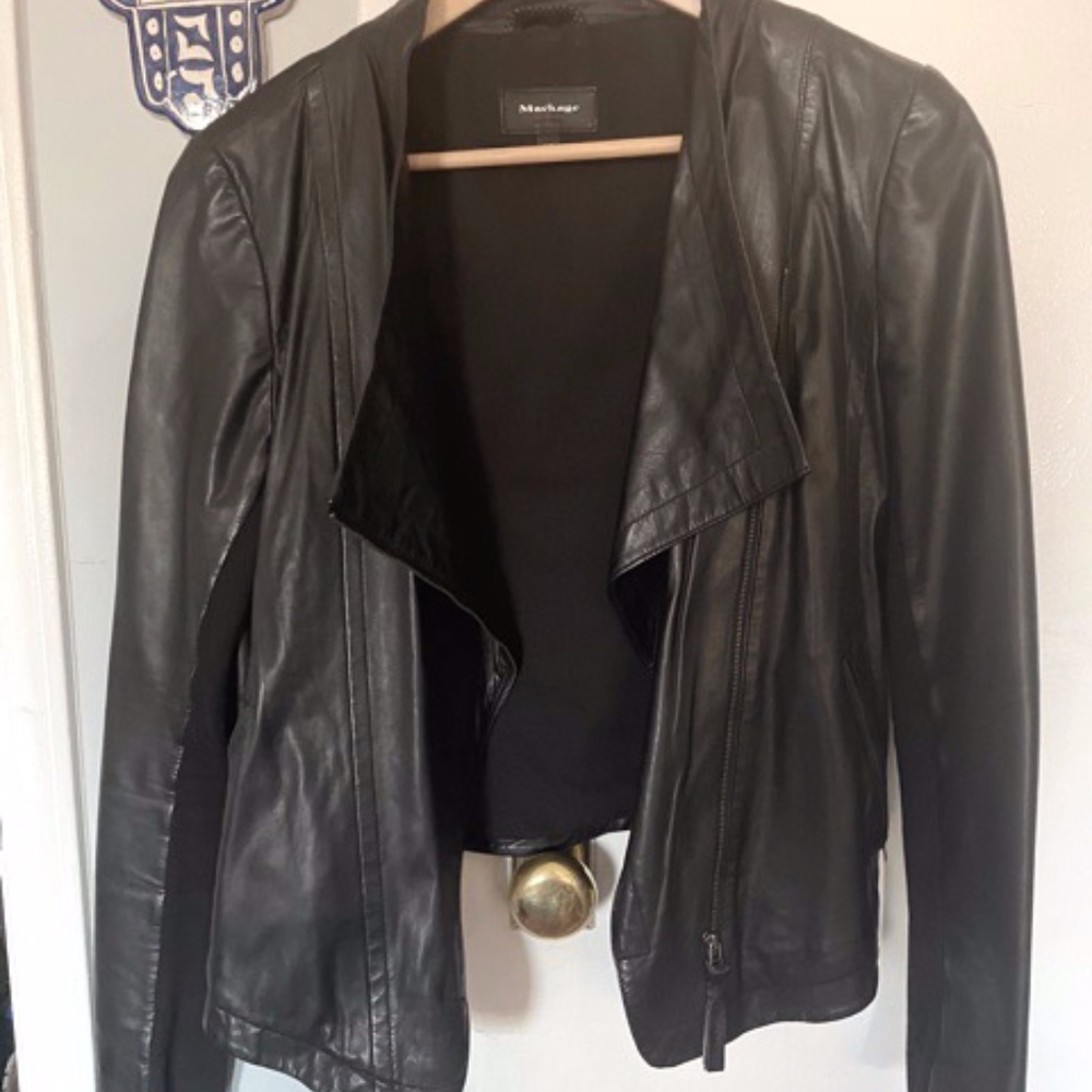 Mackage leather coat